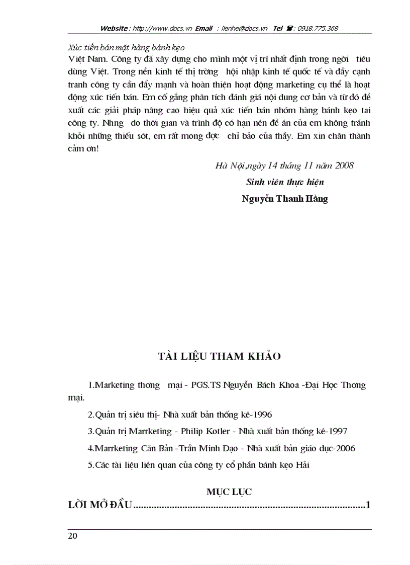 image for page Nâng cao hiệu quả của quá trình xúc tiến bán nhóm hàng bánh kẹo tại Công ty CP bánh kẹo Hải Hà