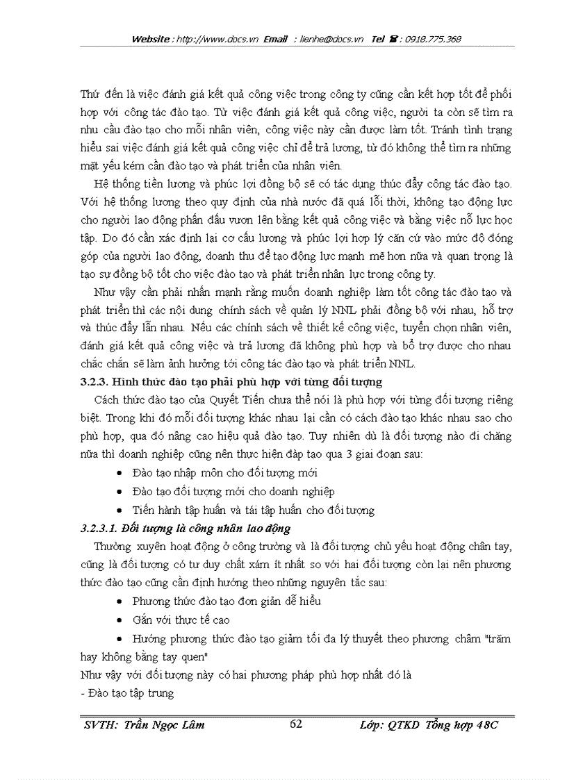 image for page Một số giải pháp tăng cường công tác đào tạo và phát triển nguồn nhân lực tại công ty Đầu tư xây dựng Quyết Tiến