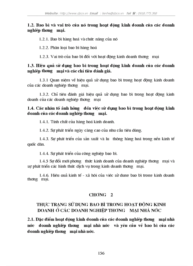 image for page Một số giải pháp nhằm nâng cao hiệu quả sử dụng bao bì trong hoạt động kinh doanh ở các doanh nghiệp thương mại nhà nước lấy ví dụ ở địa bàn Hà Nội