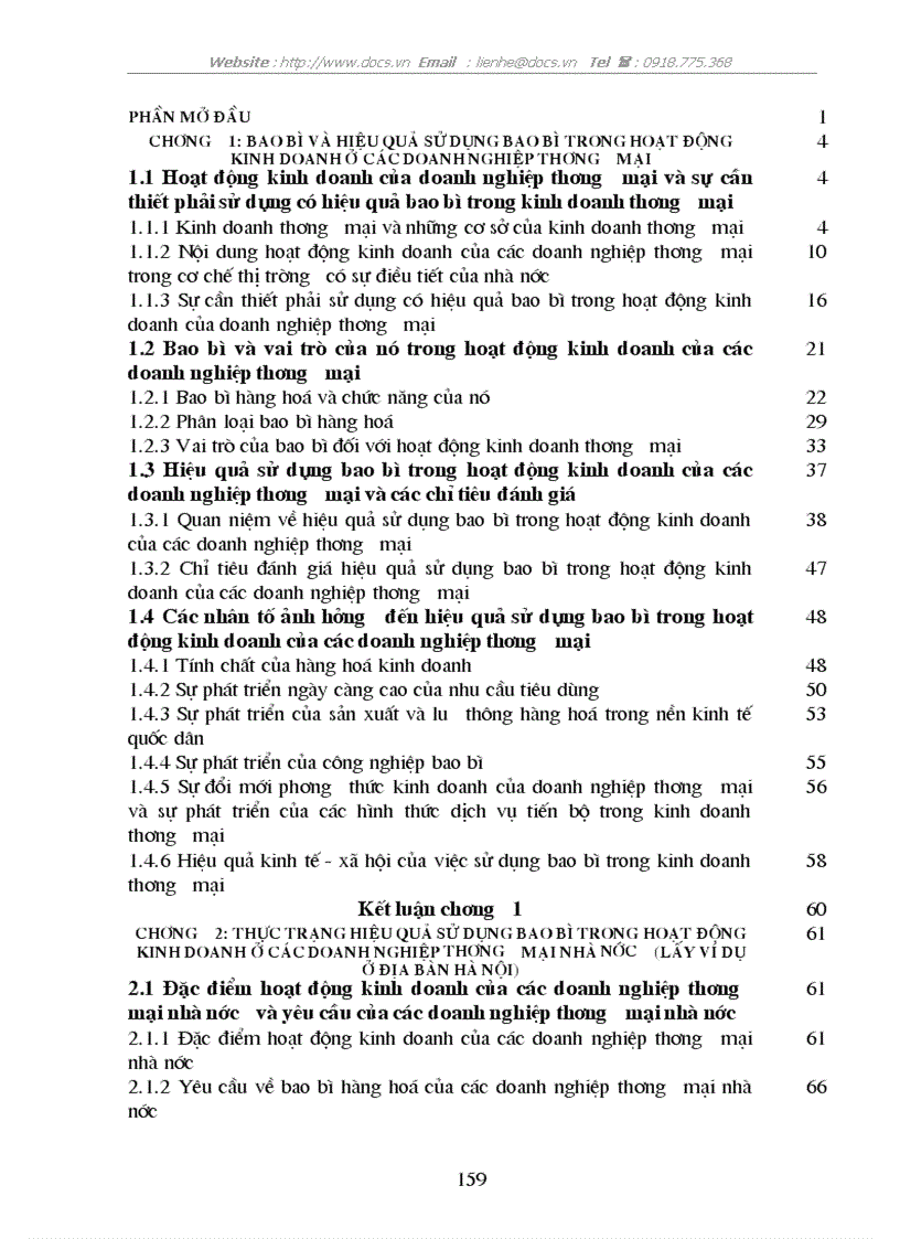 image for page Một số giải pháp nhằm nâng cao hiệu quả sử dụng bao bì trong hoạt động kinh doanh ở các doanh nghiệp thương mại nhà nước lấy ví dụ ở địa bàn Hà Nội