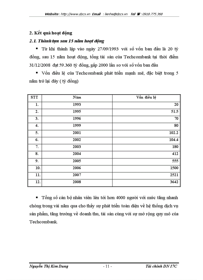 image for page Báo cáo Tại ngânhàng NHTMCP Kỹ Thương TechcomBank lt NHa gt