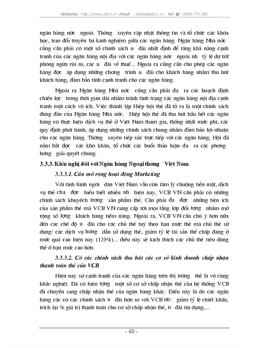 image for page Phát triển hoạt động thanh toán thẻ tại Ngân hàng Ngoại thương Hà Nội