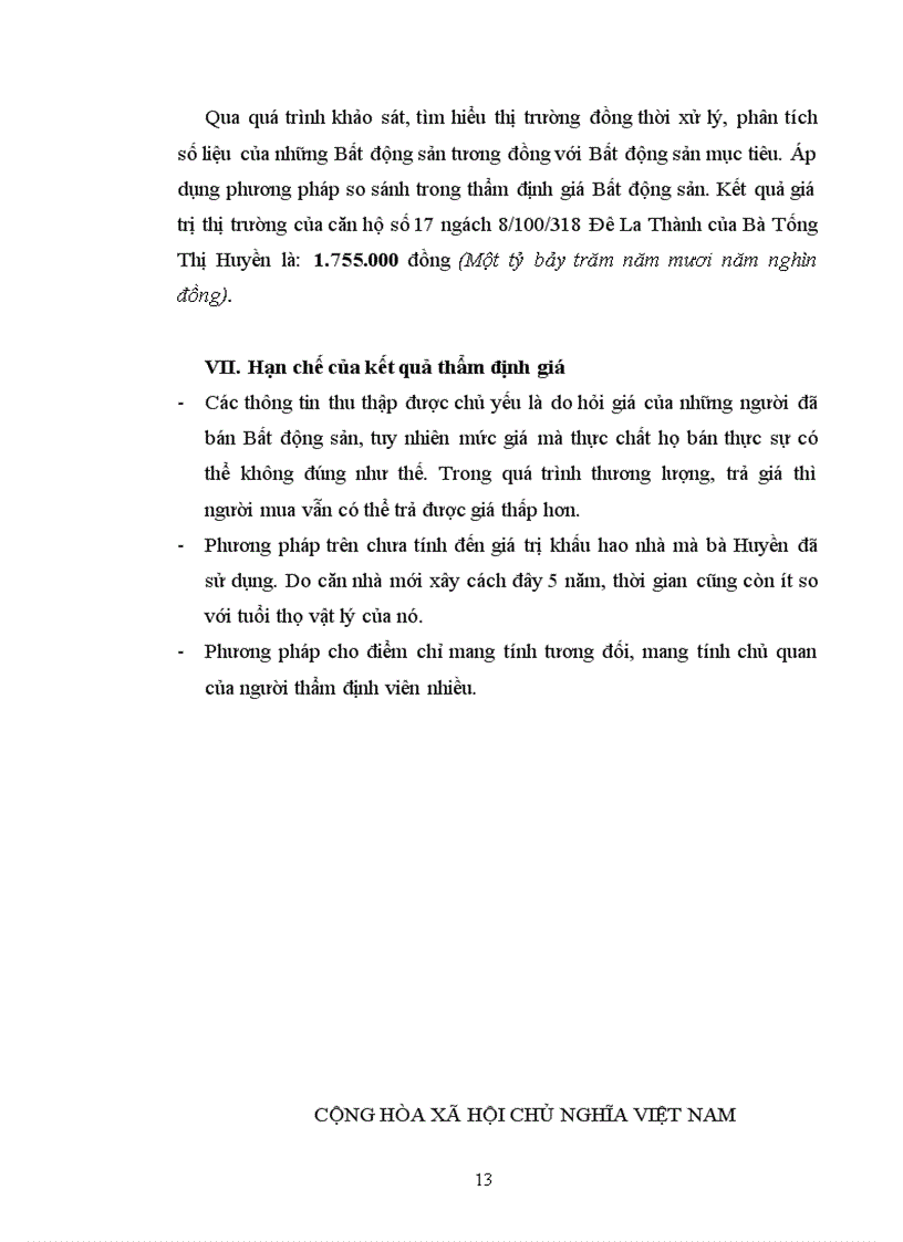 image for page Thẩm định giá bất động sản lt Báo cáo bất động sản gt