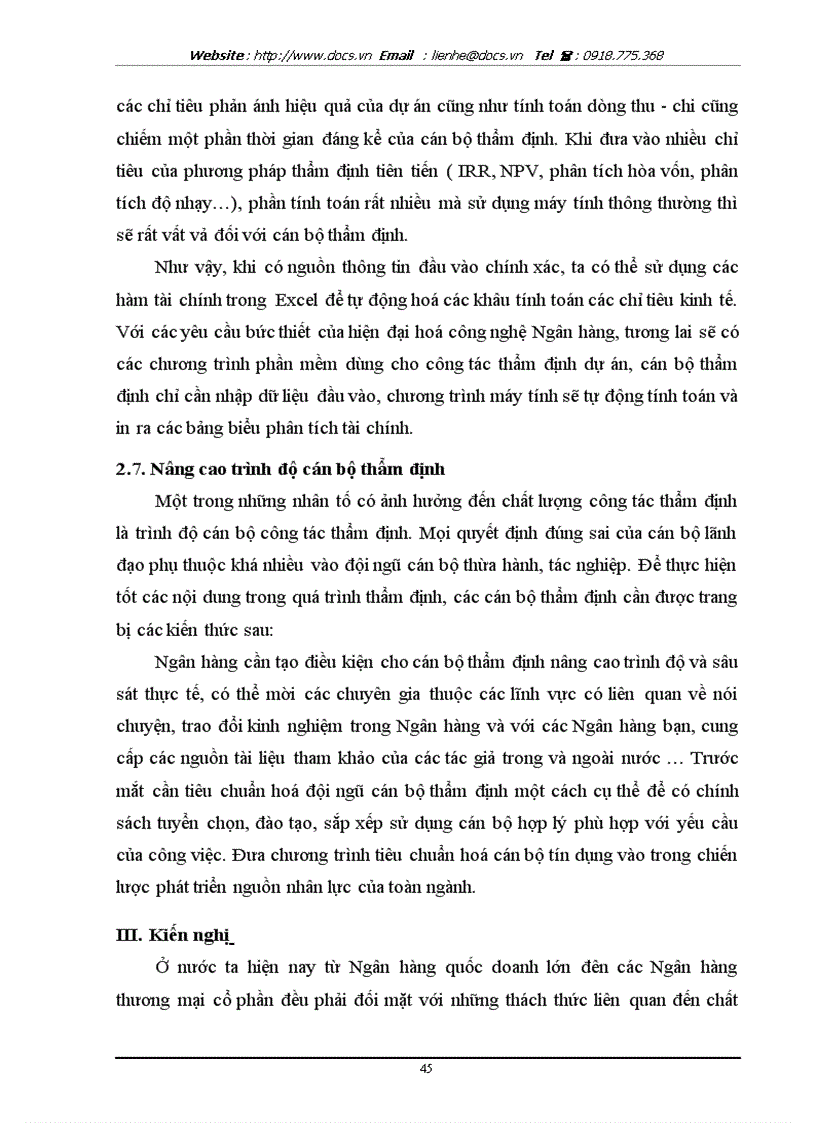image for page Nâng cao chất lượng thẩm định dự án tín dụng trung dài hạn tại Sở Giao dịch ngânhàng NHNo PTNT AgriBank Việt Nam