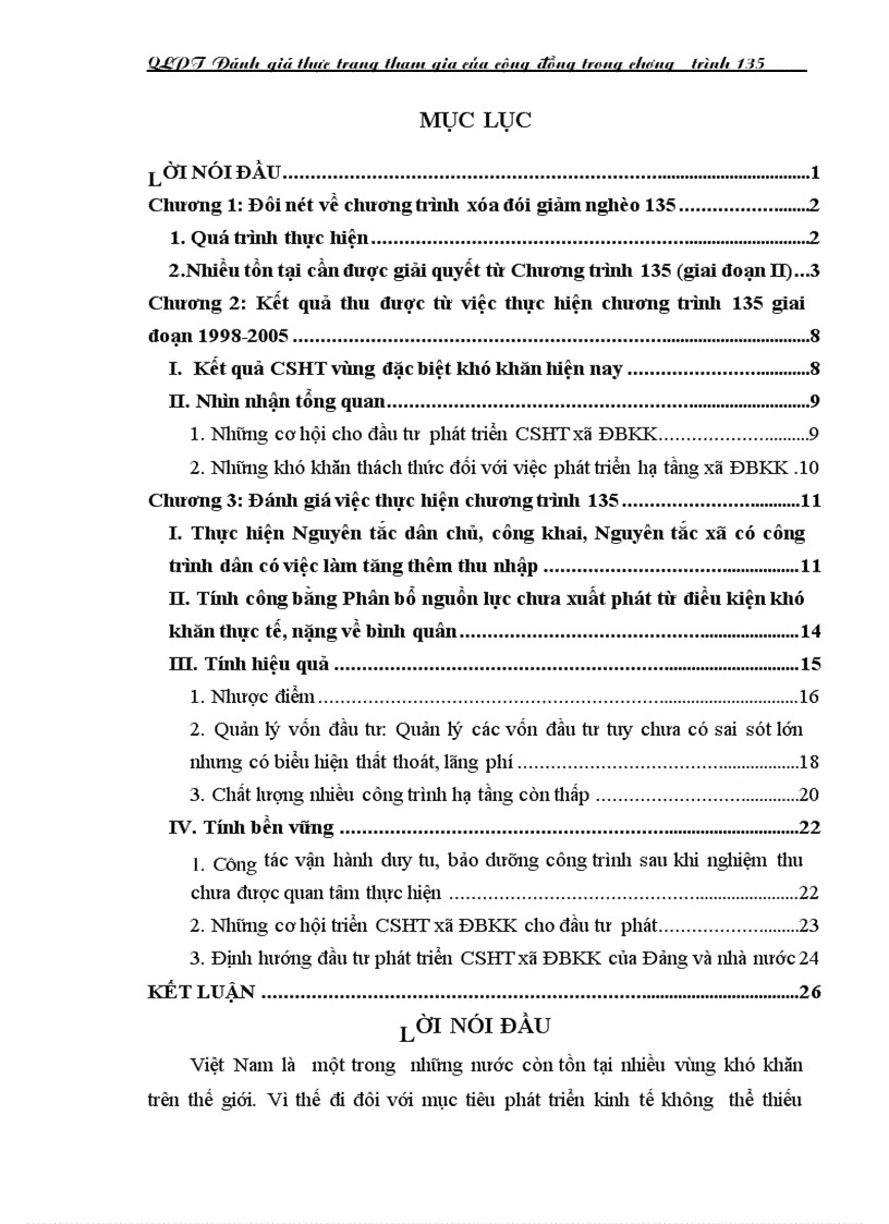image for page Đánh giá thực trạng tham gia của cộng đồng trong chương trình 135
