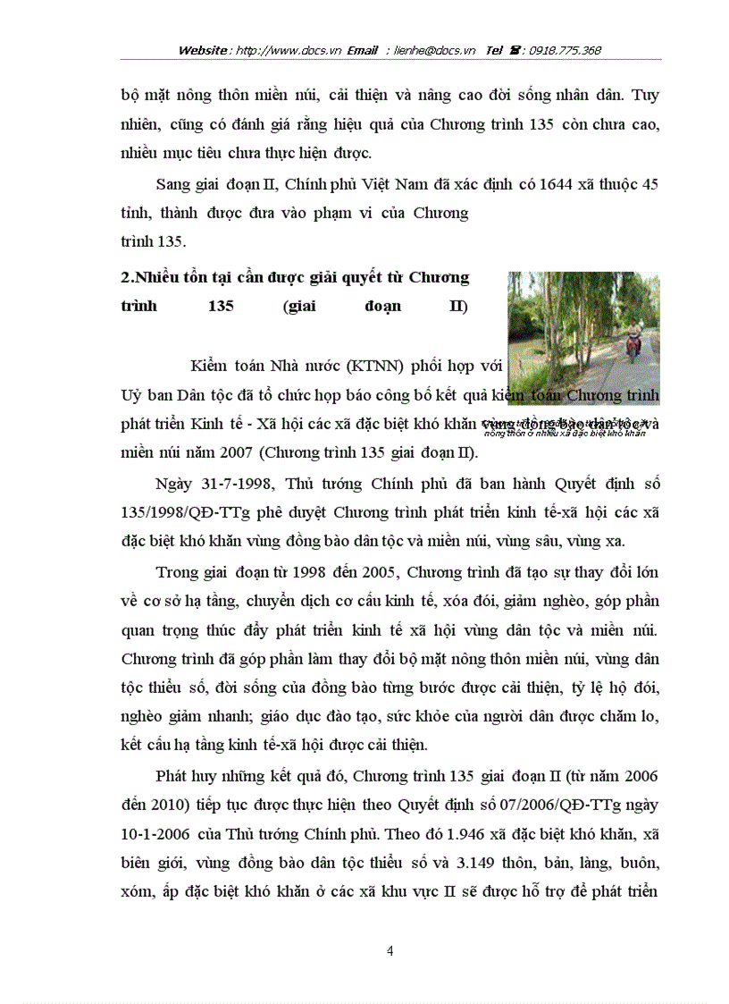 image for page Đánh giá thực trạng tham gia của cộng đồng trong chương trình 135