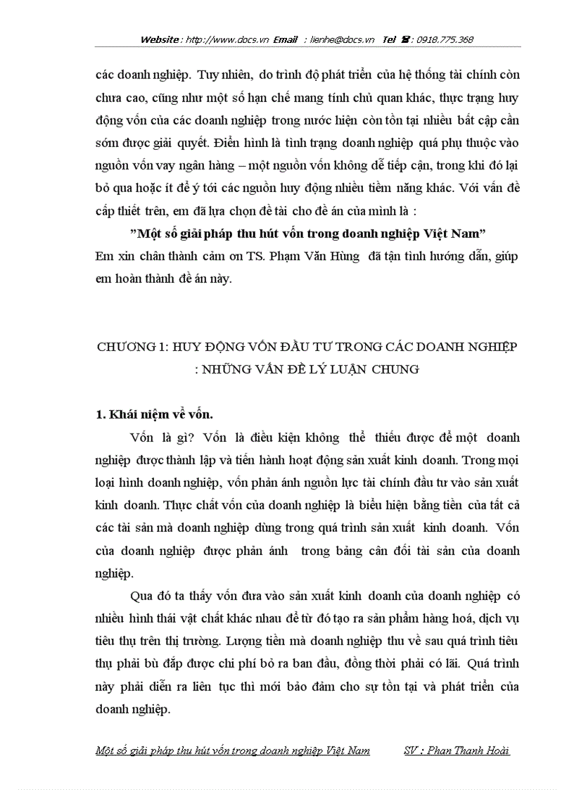 image for page 1số giải pháp thu hút vốn trong Doanh nghiệp Việt Nam