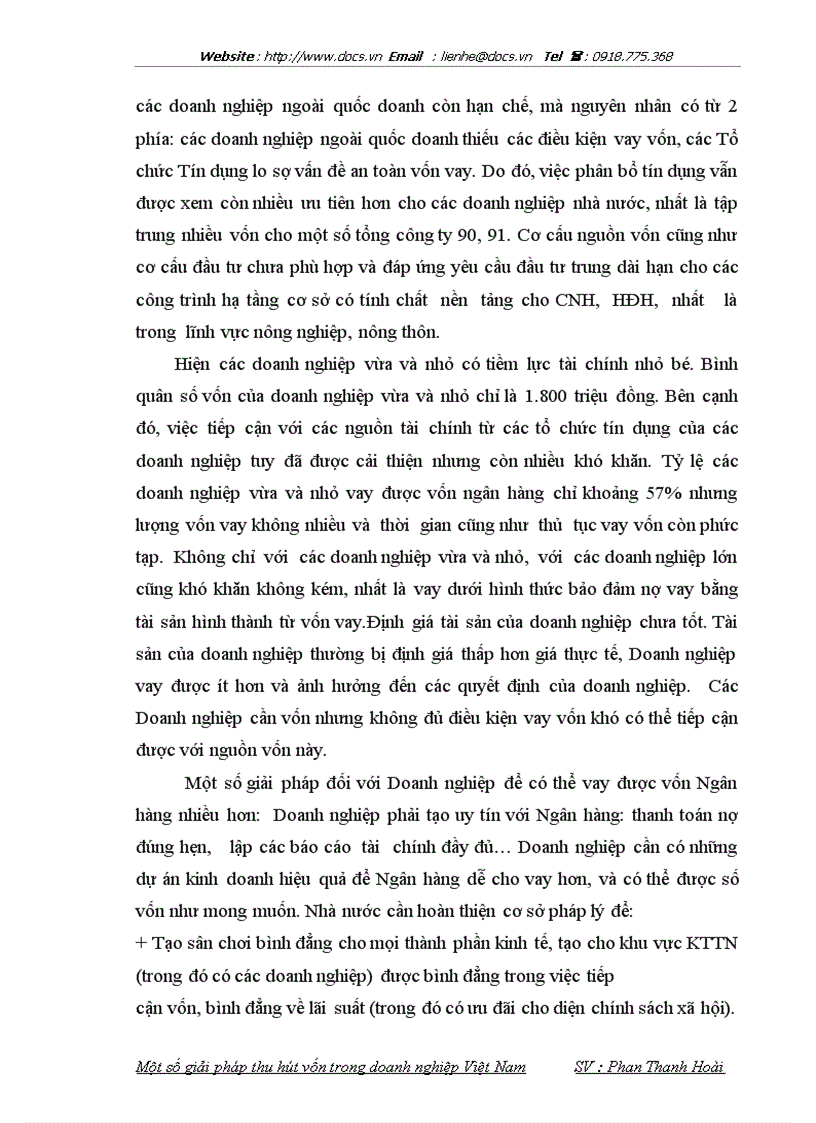 image for page 1số giải pháp thu hút vốn trong Doanh nghiệp Việt Nam