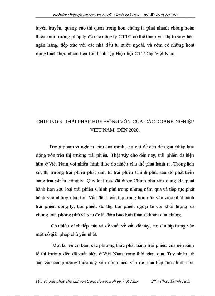 image for page 1số giải pháp thu hút vốn trong Doanh nghiệp Việt Nam