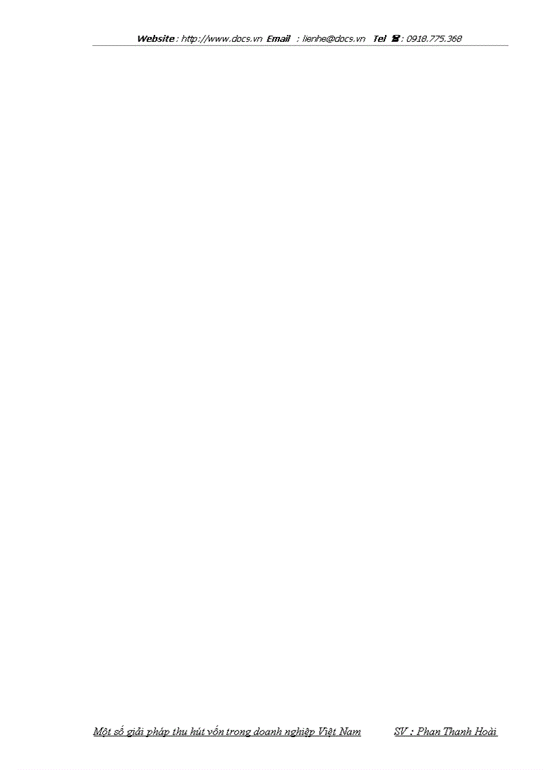image for page 1số giải pháp thu hút vốn trong Doanh nghiệp Việt Nam