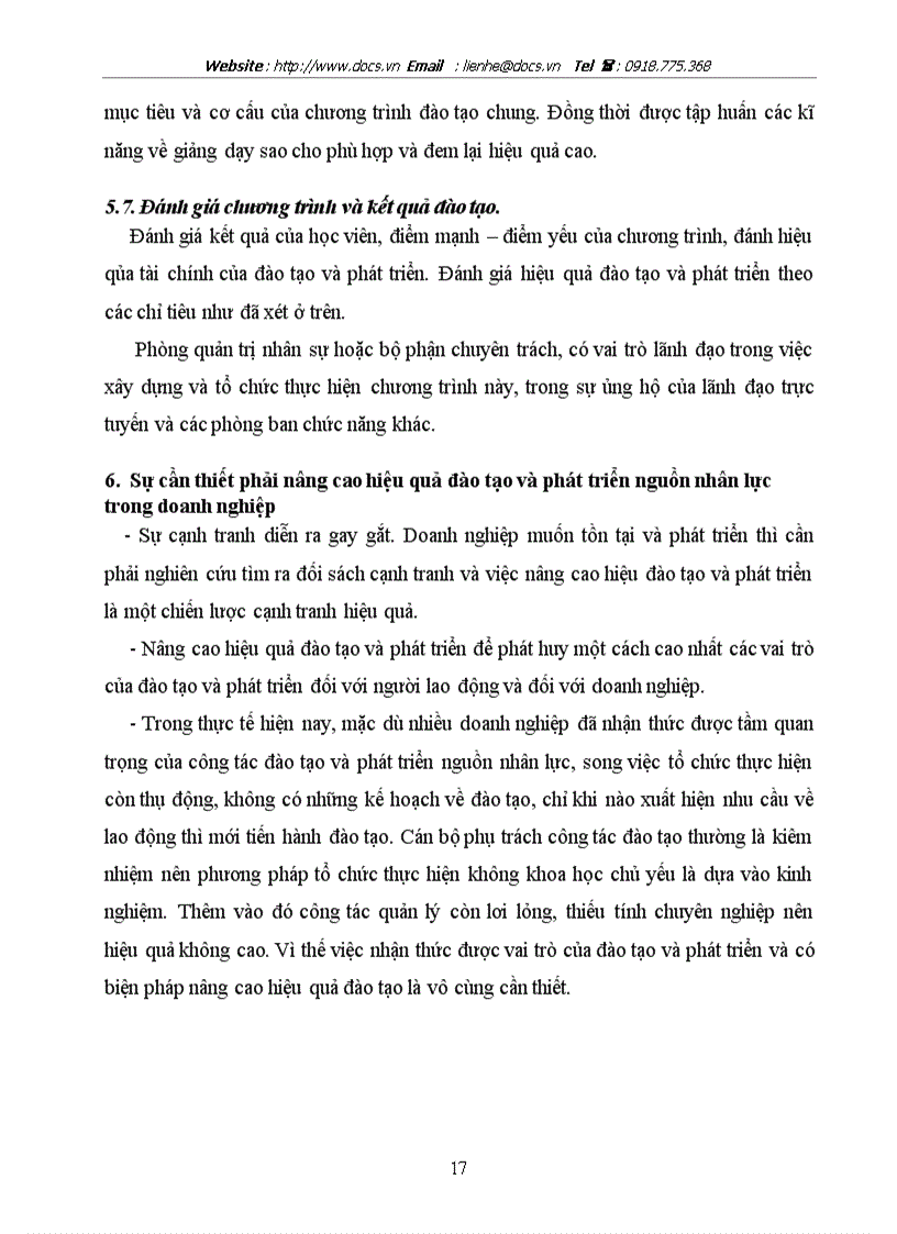 image for page Nâng cao hiệu quả đào tạo và phát triển nguồn nhân lực trong Doanh nghiệp Việt Nam