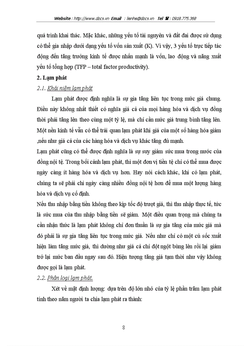 image for page Mối quan hệ giữa tăng trưởng và lạm phát trong điều kiện Việt Nam hiện nay