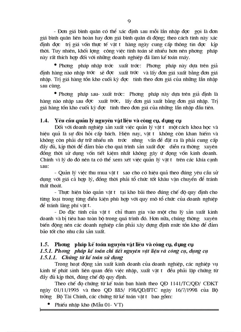 image for page Hoàn thiện công tác kế toán nguyên vật liệu và công cụ dụng cụ tại Nhà máy ô tô Hòa Bình
