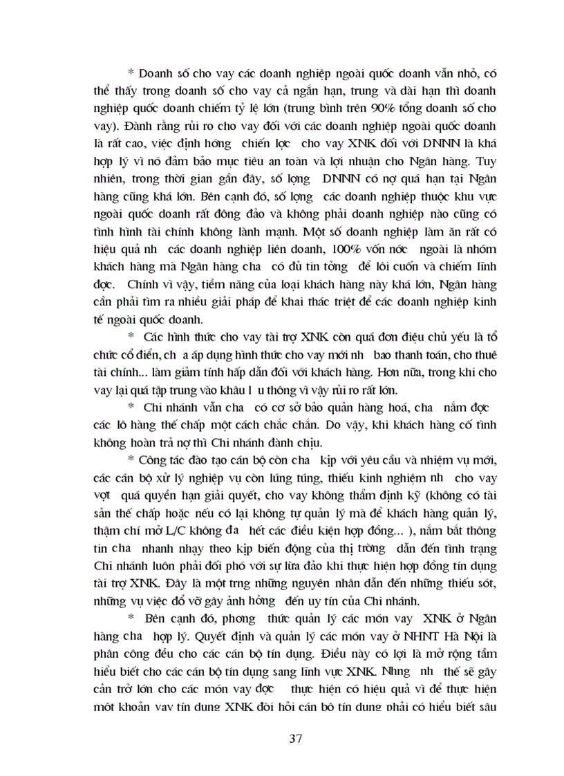 image for page Giải pháp mở rộng hoạt động tín dụng tài trợ xuất nhập khẩu tại Ngân hàng ngoại thương Hà Nội