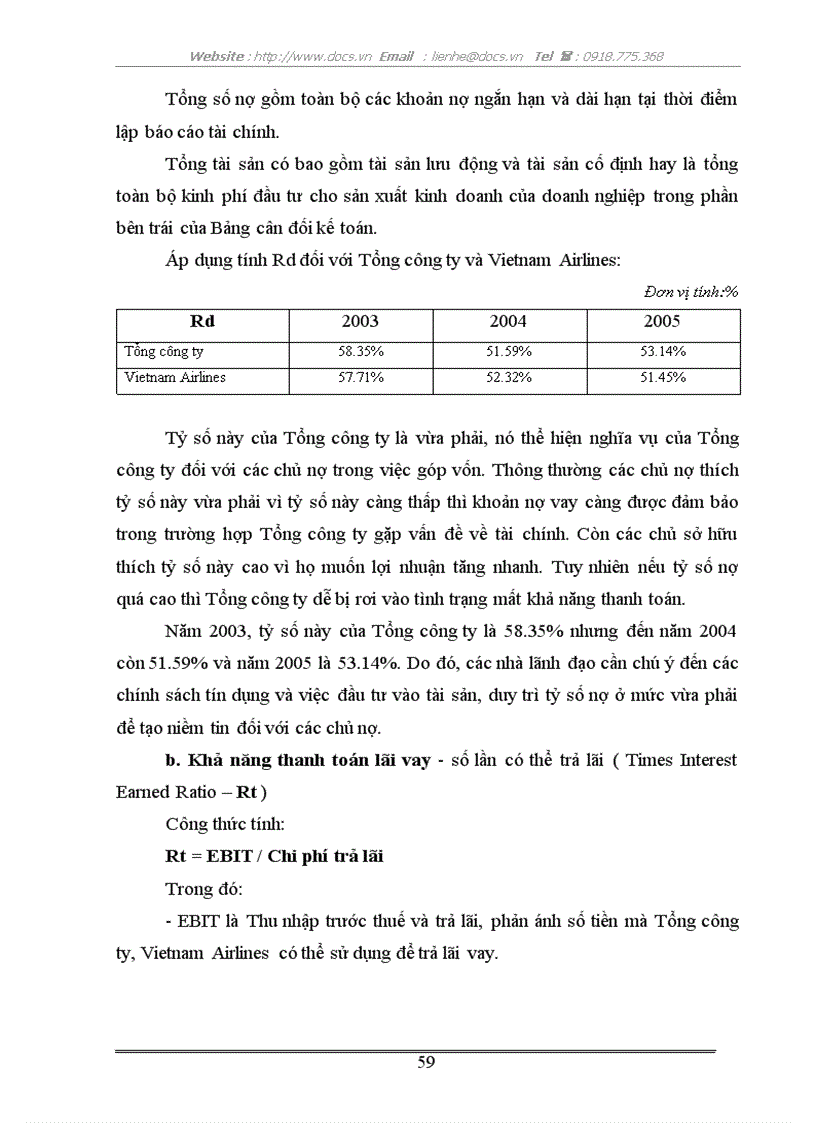 image for page Phân tích tài chính và nâng cao hiệu quả tài chính của Tổng công ty Hàng không Việt Nam