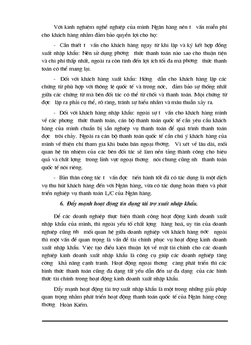 image for page Giải pháp phát triển hoạt động thanh toán quốc tế tại Chi nhánh Ngân hàng công thương Hoàn Kiếm