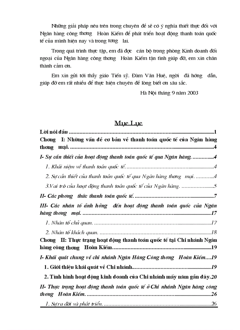 image for page Giải pháp phát triển hoạt động thanh toán quốc tế tại Chi nhánh Ngân hàng công thương Hoàn Kiếm
