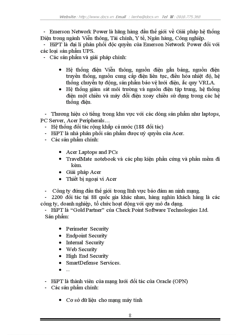 image for page Thực tập Tại Công ty CP tập đoàn HiPT HiPT Group