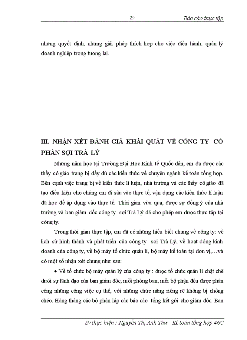 image for page Đặc điểm tổ chức công tác kế toán tại công ty cổ phần sợi trà lý
