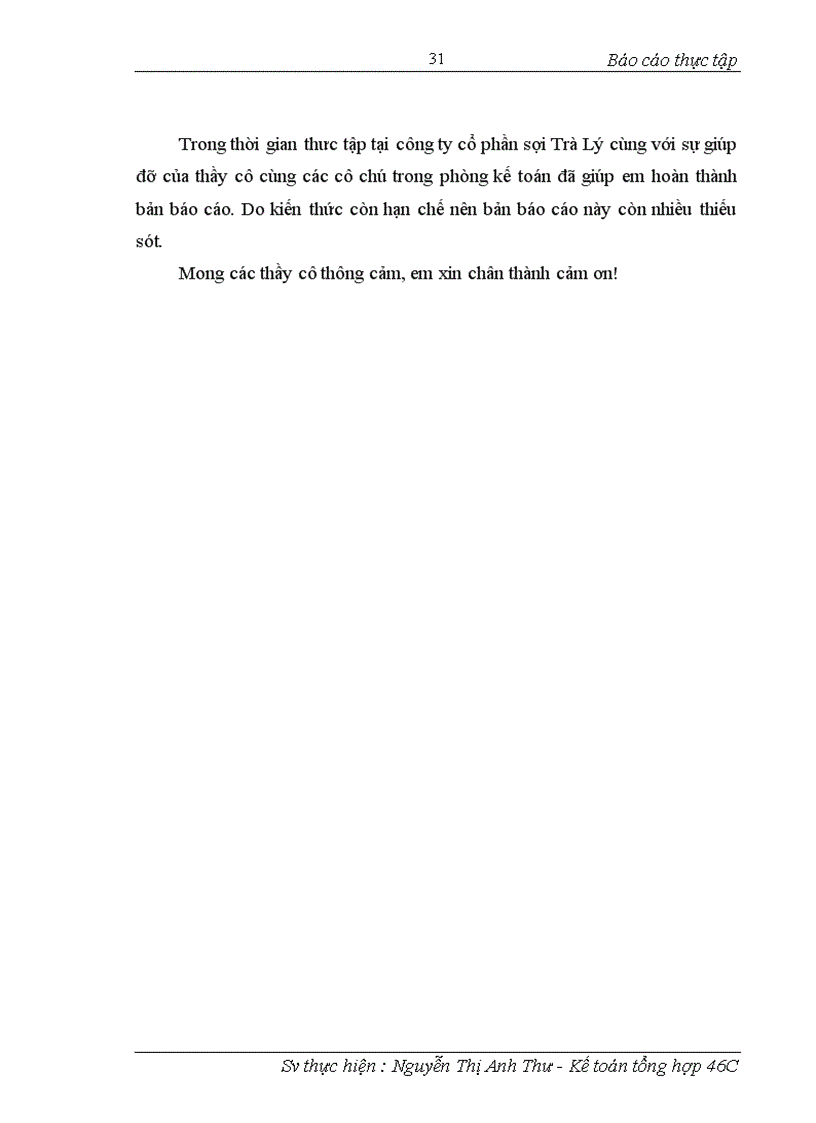 image for page Đặc điểm tổ chức công tác kế toán tại công ty cổ phần sợi trà lý