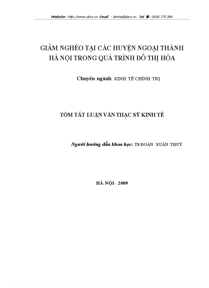 image for page Giảm nghèo tại các huyện ngoại thành hà nội trong quá trình đô thị hóa