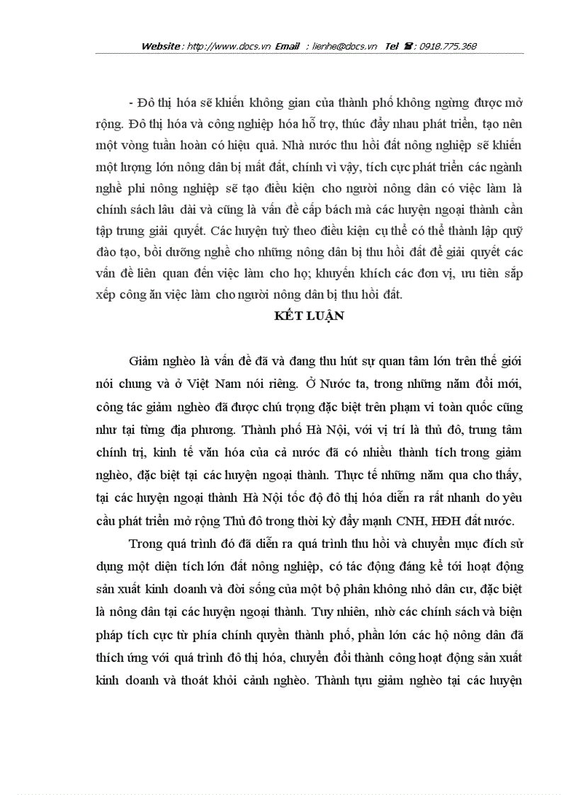 image for page Giảm nghèo tại các huyện ngoại thành hà nội trong quá trình đô thị hóa