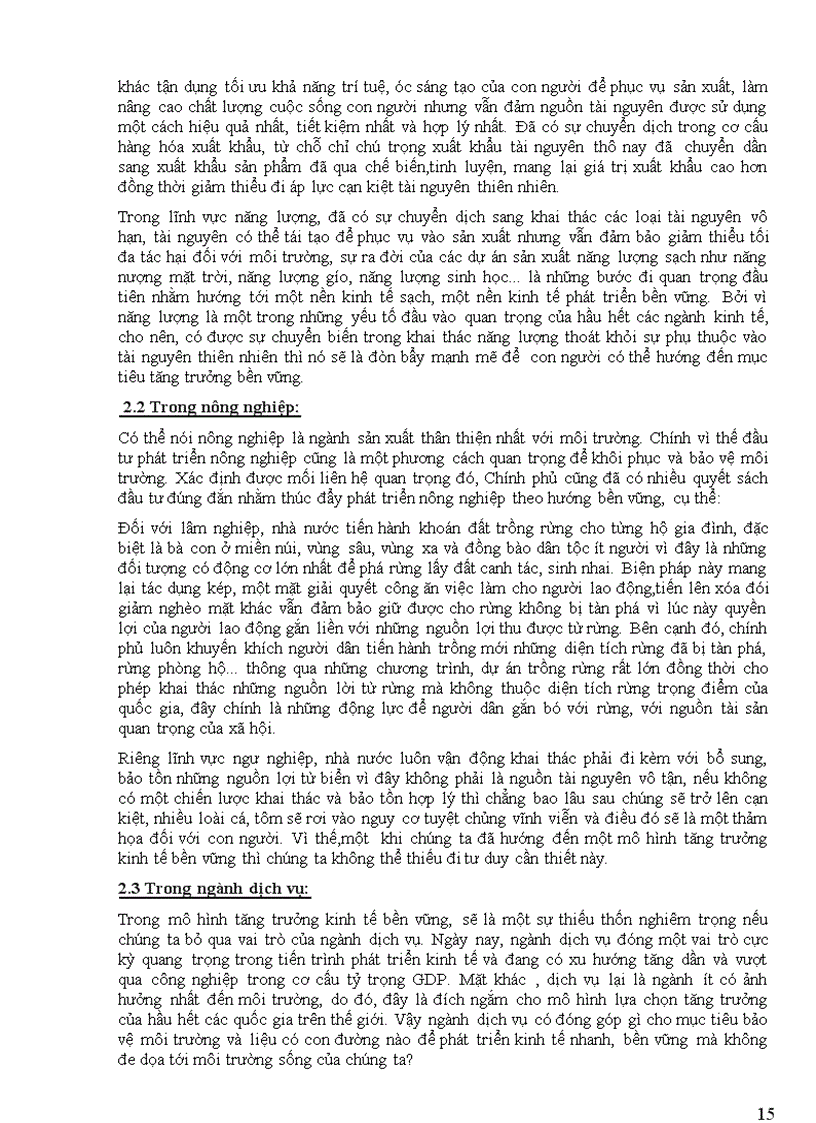 image for page Mối quan hệ giữa tăng trưởng kinh tế công bằng xã hội và bảo vệ môi trường