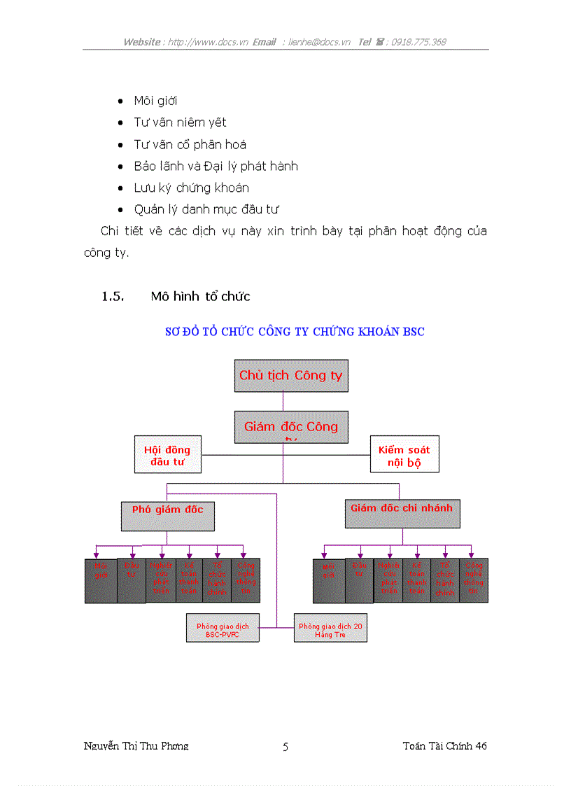 image for page Thực tập tại Công ty chứng khoán ngân hàng NHĐT PT BIDV Việt Nam lt NHa gt
