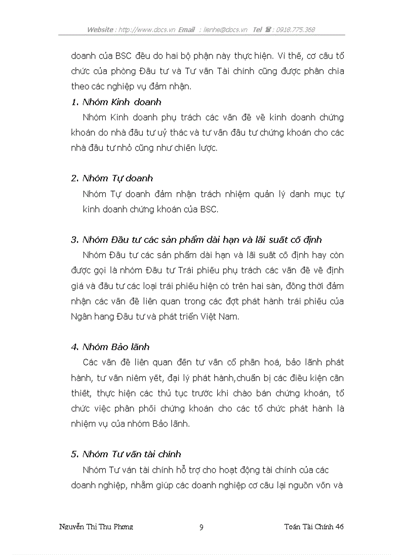 image for page Thực tập tại Công ty chứng khoán ngân hàng NHĐT PT BIDV Việt Nam lt NHa gt