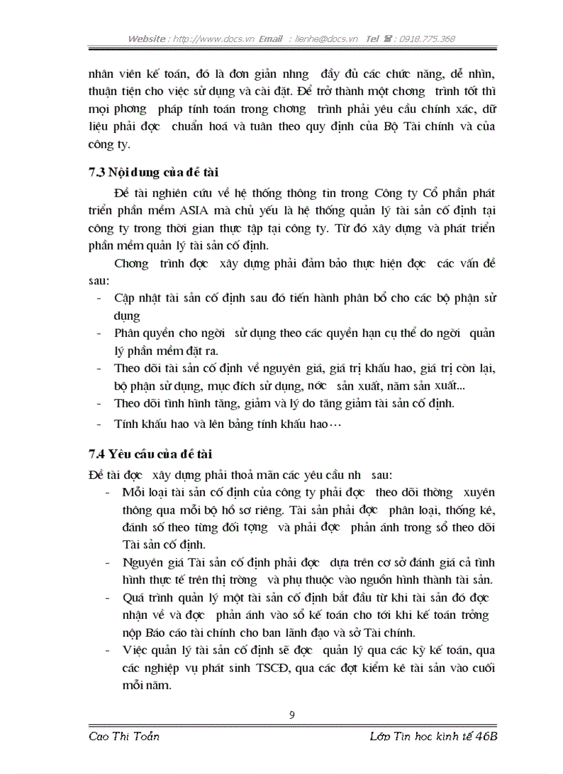 image for page Thực tập tại Công ty CP phát triển phần mềm ASIA