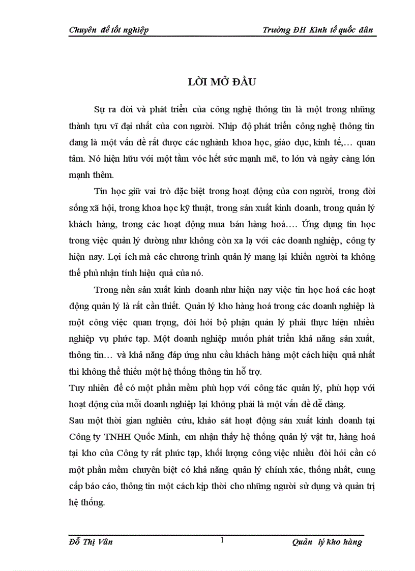 image for page Xây dựng phần mềm quản lý kho tại công ty TNHH Quốc Minh