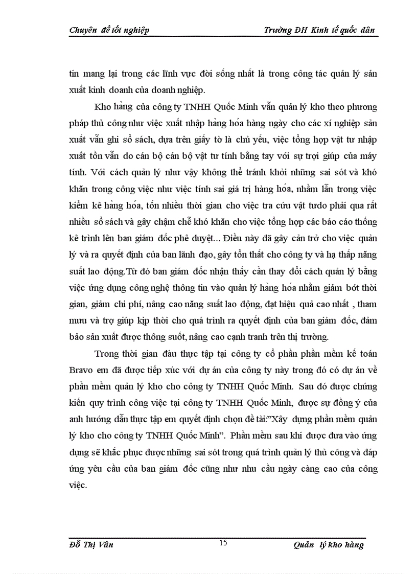 image for page Xây dựng phần mềm quản lý kho tại công ty TNHH Quốc Minh