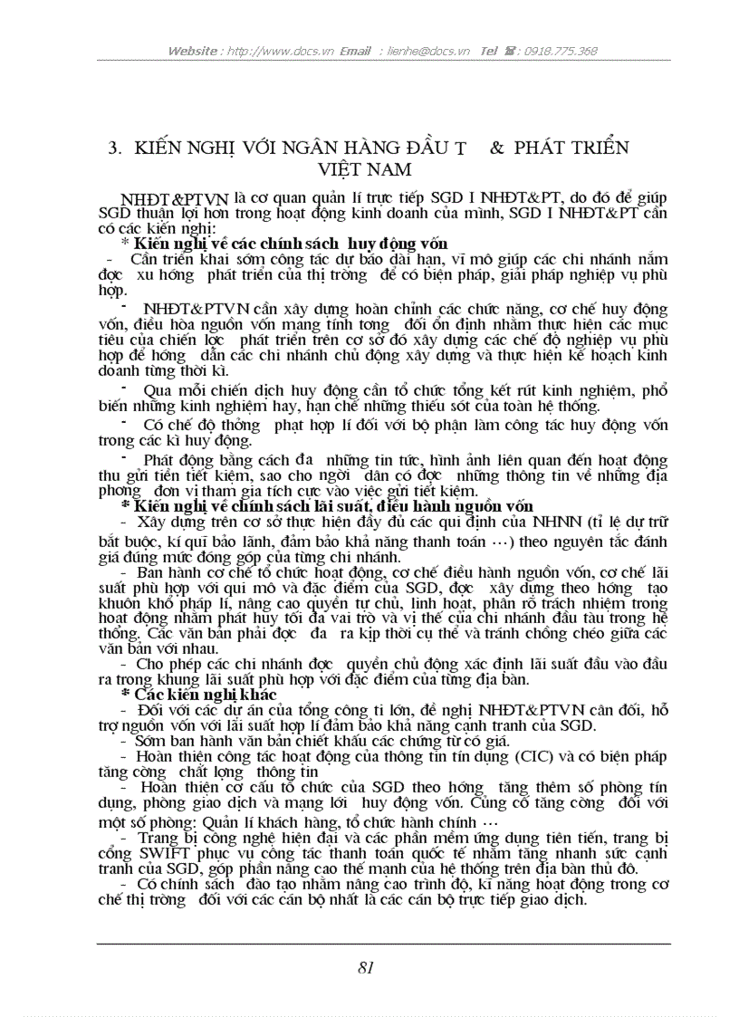 image for page Chiến lược huy động và phát triển nguồn vốn tại SGD I NHĐT PTVN