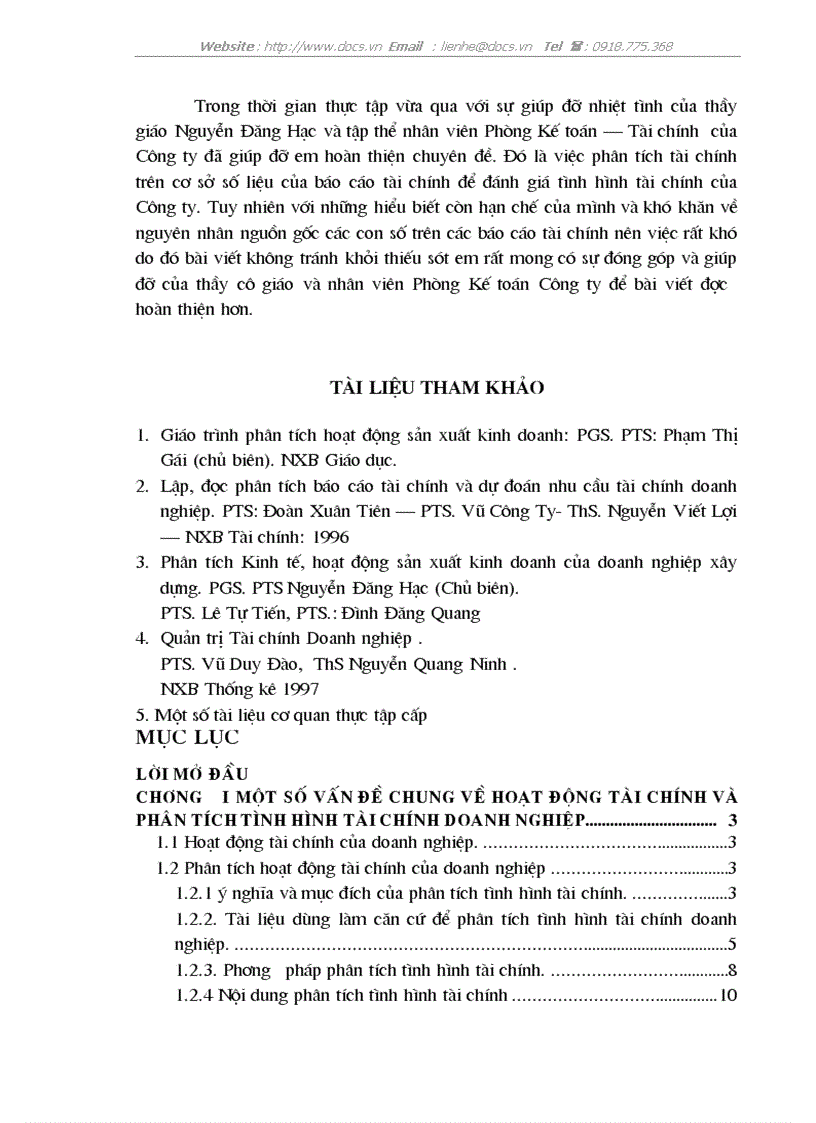 image for page Phân tích tình hình tài chính của Công ty Cơ khí Xây dựng và Lắp máy điện nước