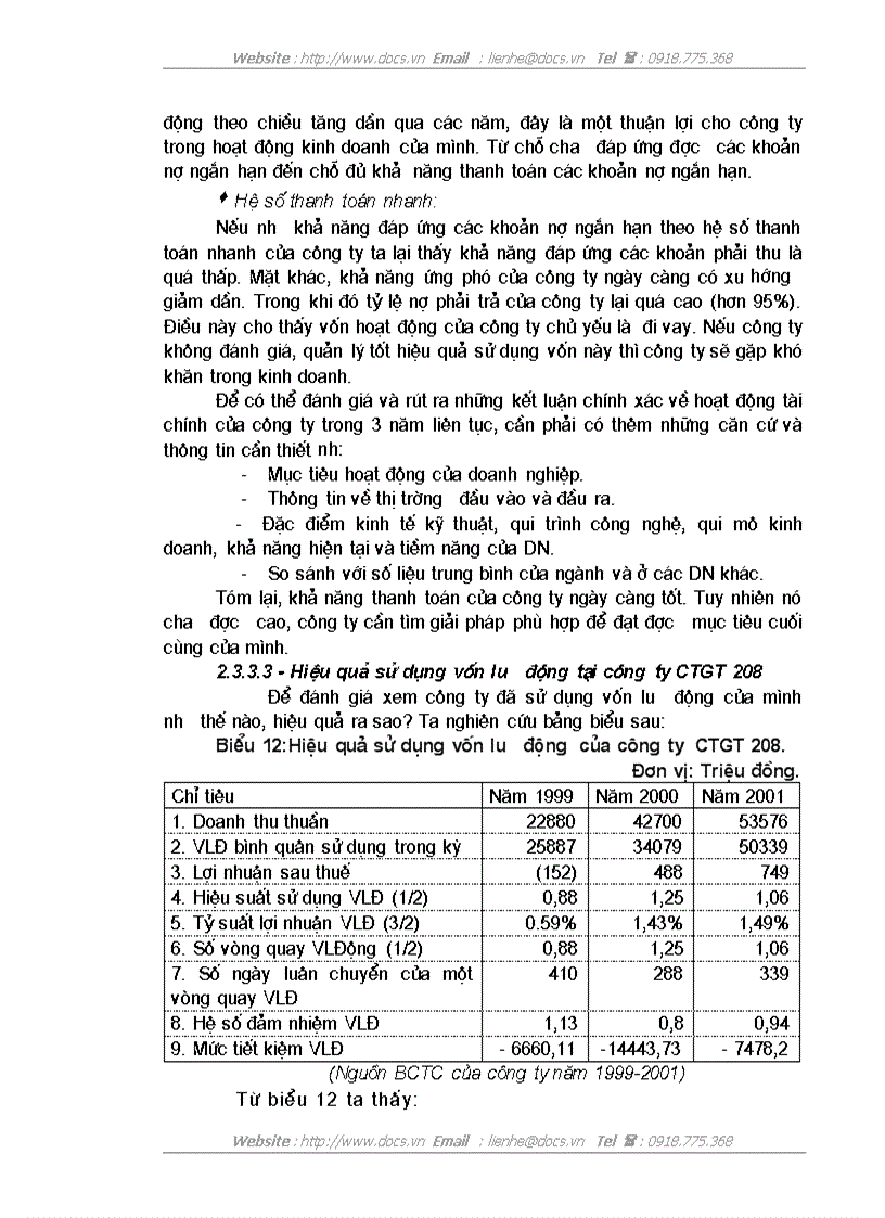 image for page Một số giải pháp nhằm nâng cao hiệu quả sử dụng vốn tại Công ty công trình giao thông 208 thuộc tổng giao thông 4 Bộ Giao Thông Vận tải