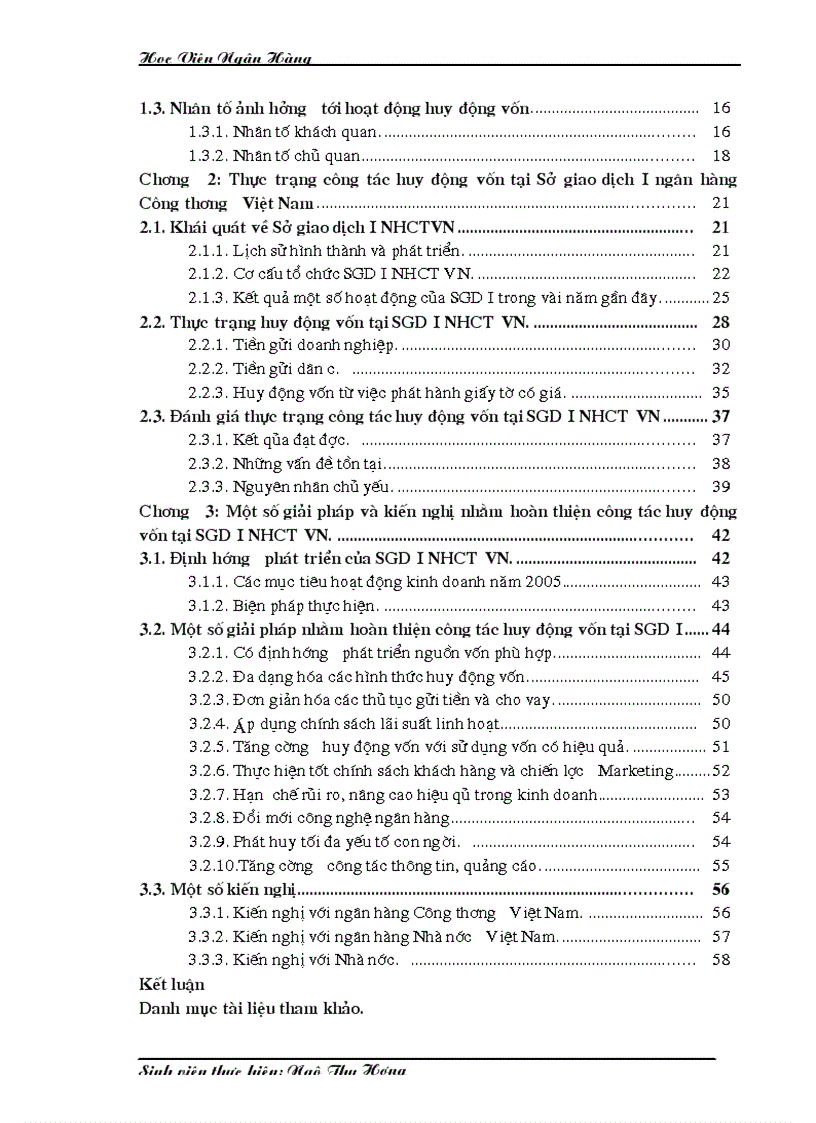 image for page Công tác huy động vốn tại Sở giao dịch I Ngân hàng Công thương Việt Nam Thực trạng và giải pháp
