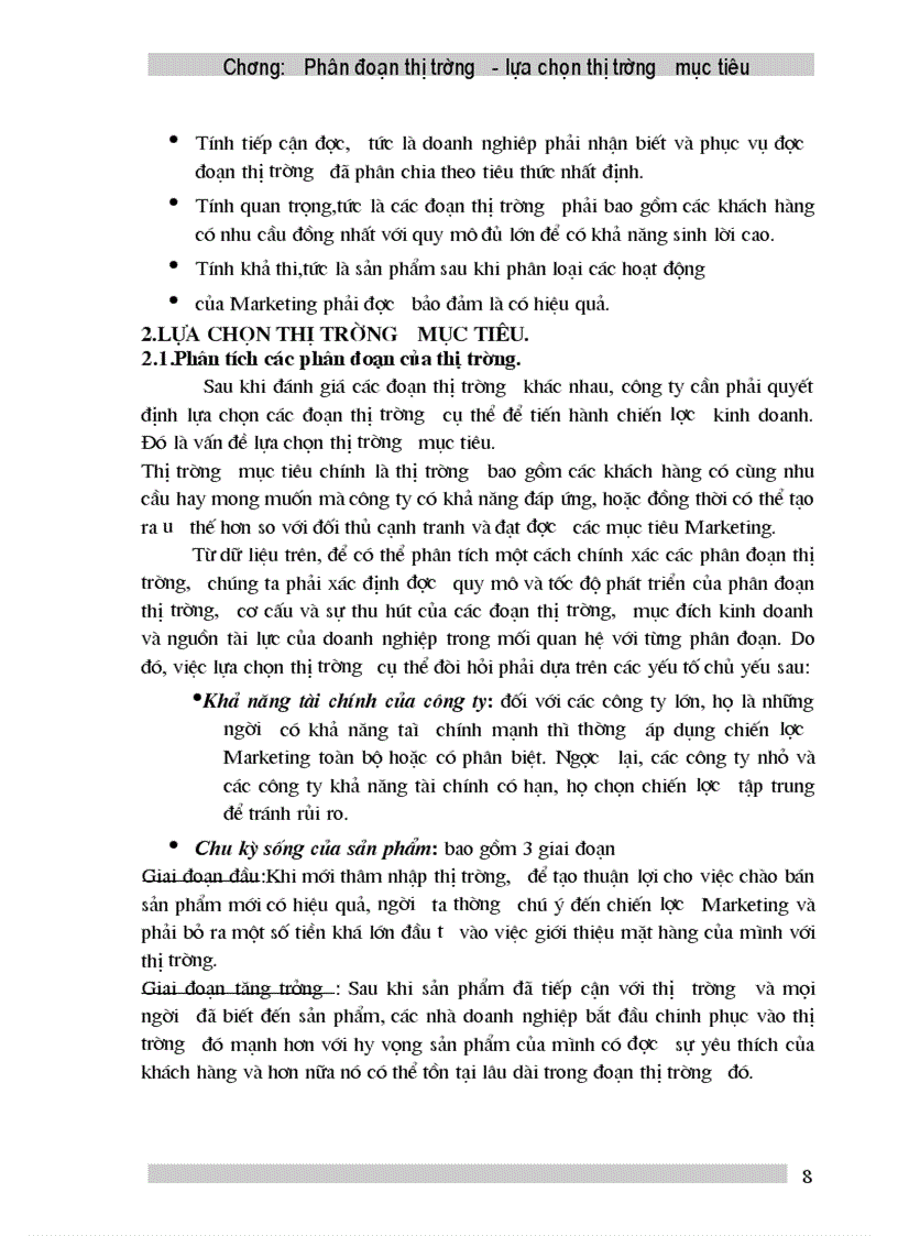 image for page Phân đoạn thị trường lựa chọn thị trường mục tiêu