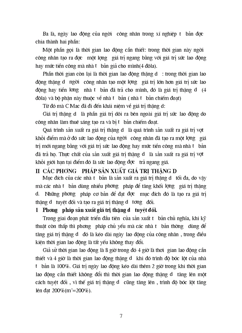 image for page Bản chất và các hình thức biểu hiện của giá trị thặng dư