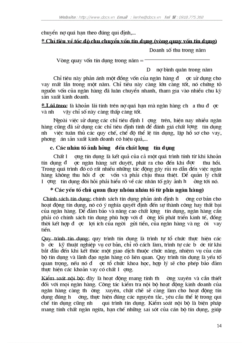 image for page Giải pháp nâng cao chất lượng tín dụng khi cho vay Doanh nghiệp Nhà nước tại Chi nhánh Ngân hàng Công thương Khu vực Đống Đa