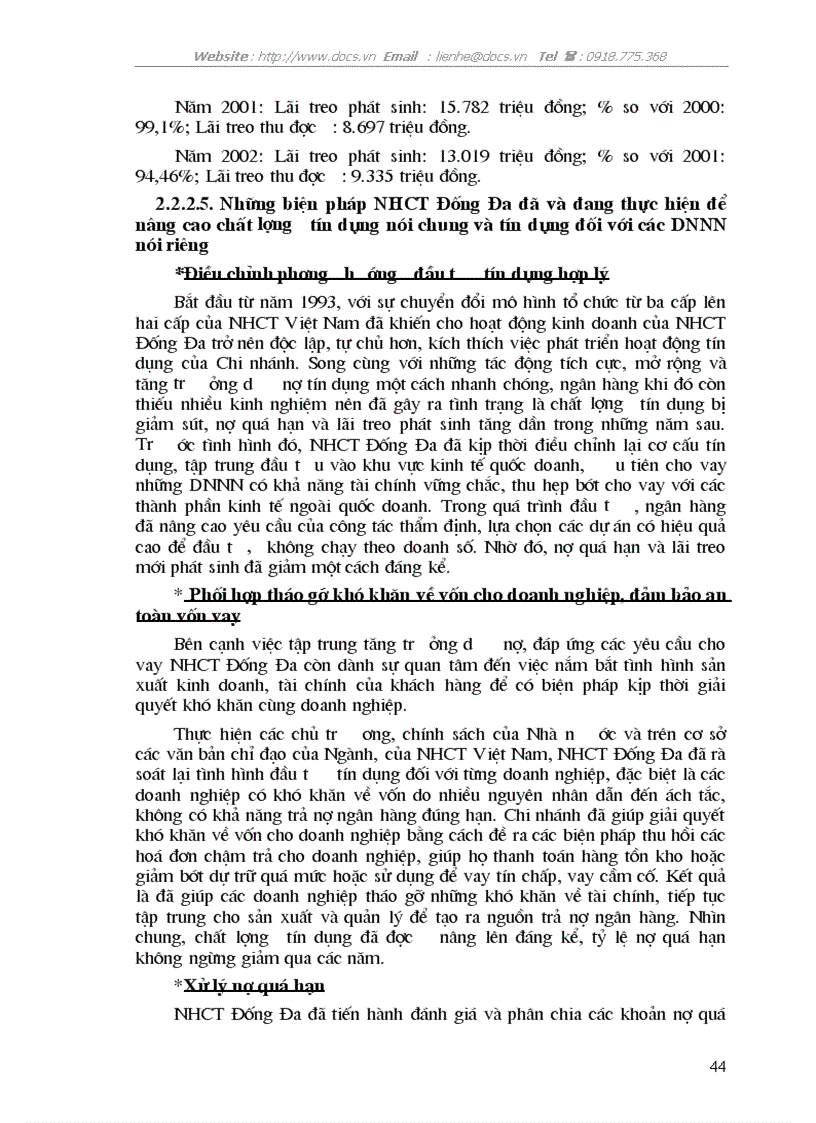 image for page Giải pháp nâng cao chất lượng tín dụng khi cho vay Doanh nghiệp Nhà nước tại Chi nhánh Ngân hàng Công thương Khu vực Đống Đa