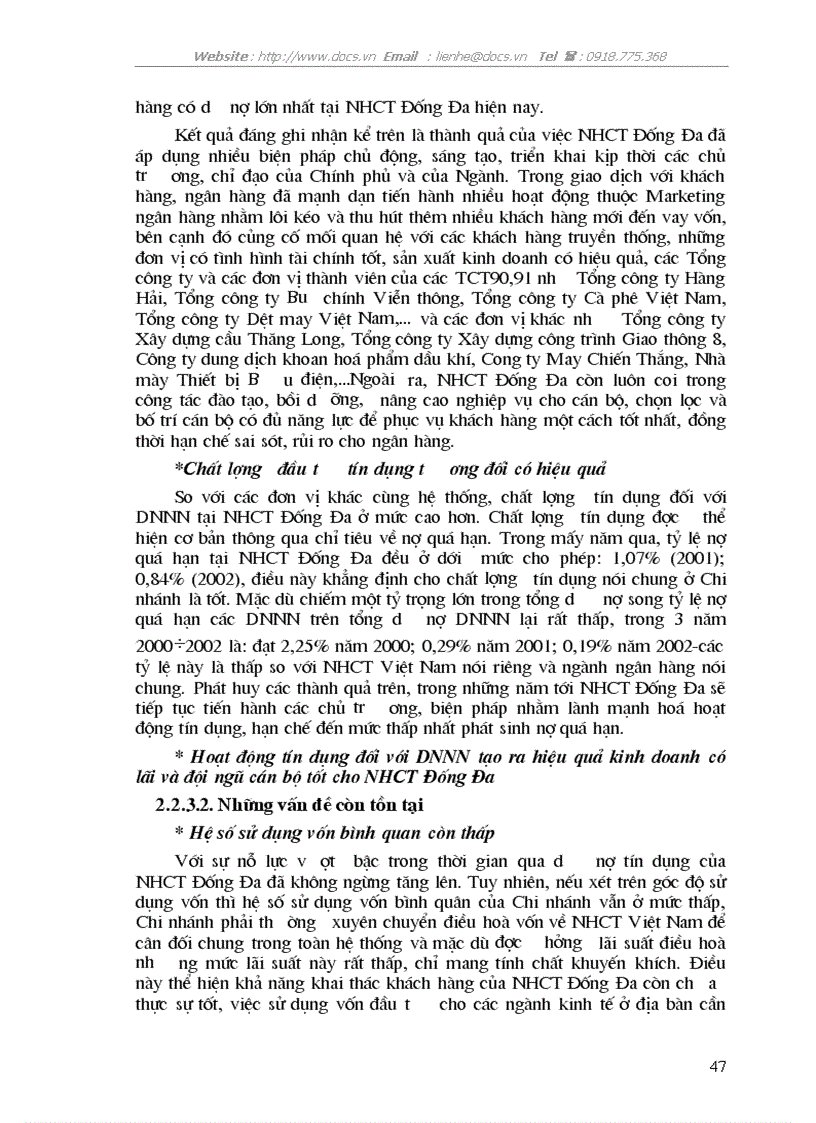 image for page Giải pháp nâng cao chất lượng tín dụng khi cho vay Doanh nghiệp Nhà nước tại Chi nhánh Ngân hàng Công thương Khu vực Đống Đa