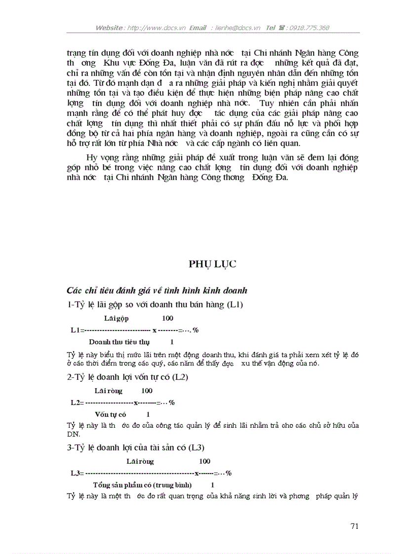 image for page Giải pháp nâng cao chất lượng tín dụng khi cho vay Doanh nghiệp Nhà nước tại Chi nhánh Ngân hàng Công thương Khu vực Đống Đa