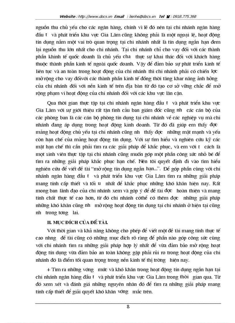 image for page Quá trình hoạt động tín dụng của chi nhánh Ngân hàng đầu tư và Phát triển khu vực Gia Lâm từ năm 1997 200