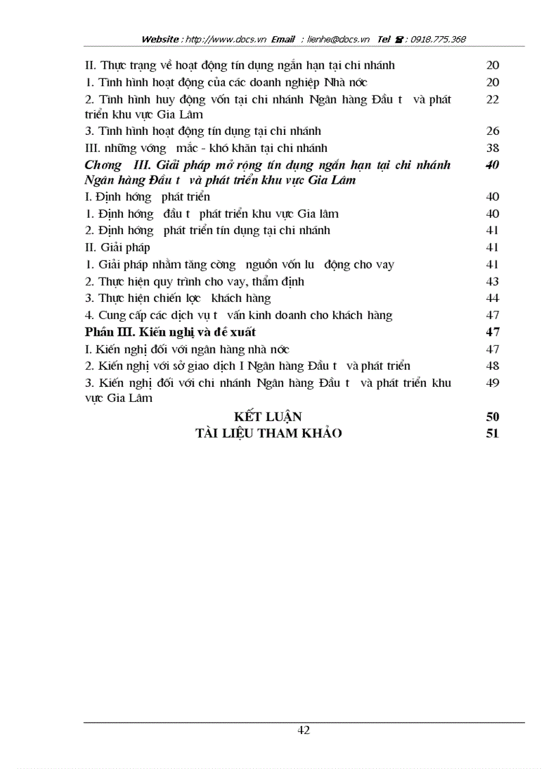 image for page Quá trình hoạt động tín dụng của chi nhánh Ngân hàng đầu tư và Phát triển khu vực Gia Lâm từ năm 1997 200