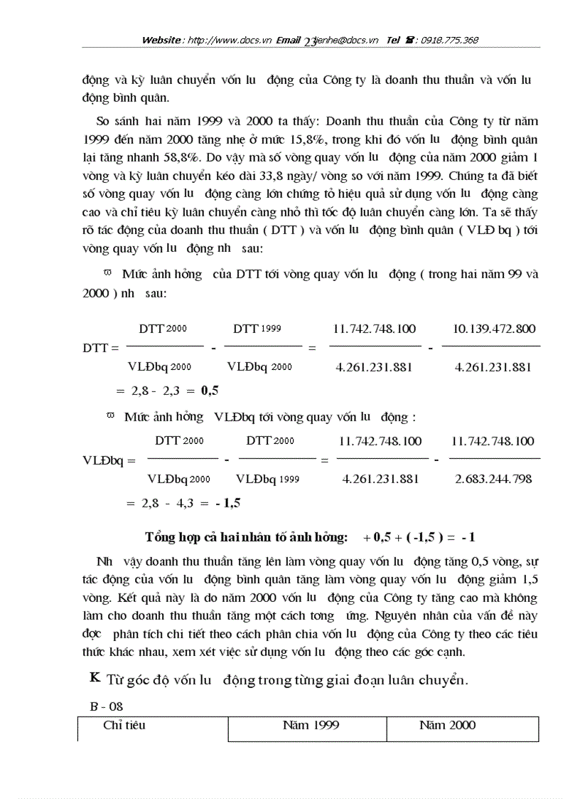 image for page Vốn lưu động và hiệu quả sử dụng vốn lưu động tại Công ty Cổ phần Thiết bị thương mại