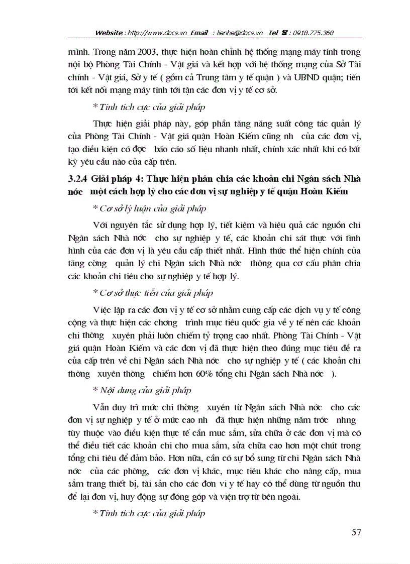 image for page Tăng cường quản lý chi Ngân sách Nhà nước với yêu cầu xã hội hoá các hoạt động y tế trên địa bàn quận Hoàn Kiếm