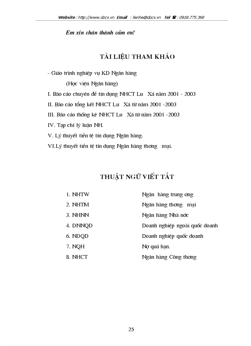 image for page Một số biện pháp nhằm hạn chế rủi ro tín dụng tại chi nhánh Ngân hàng Công thương Lưu Xá Thái Nguyên