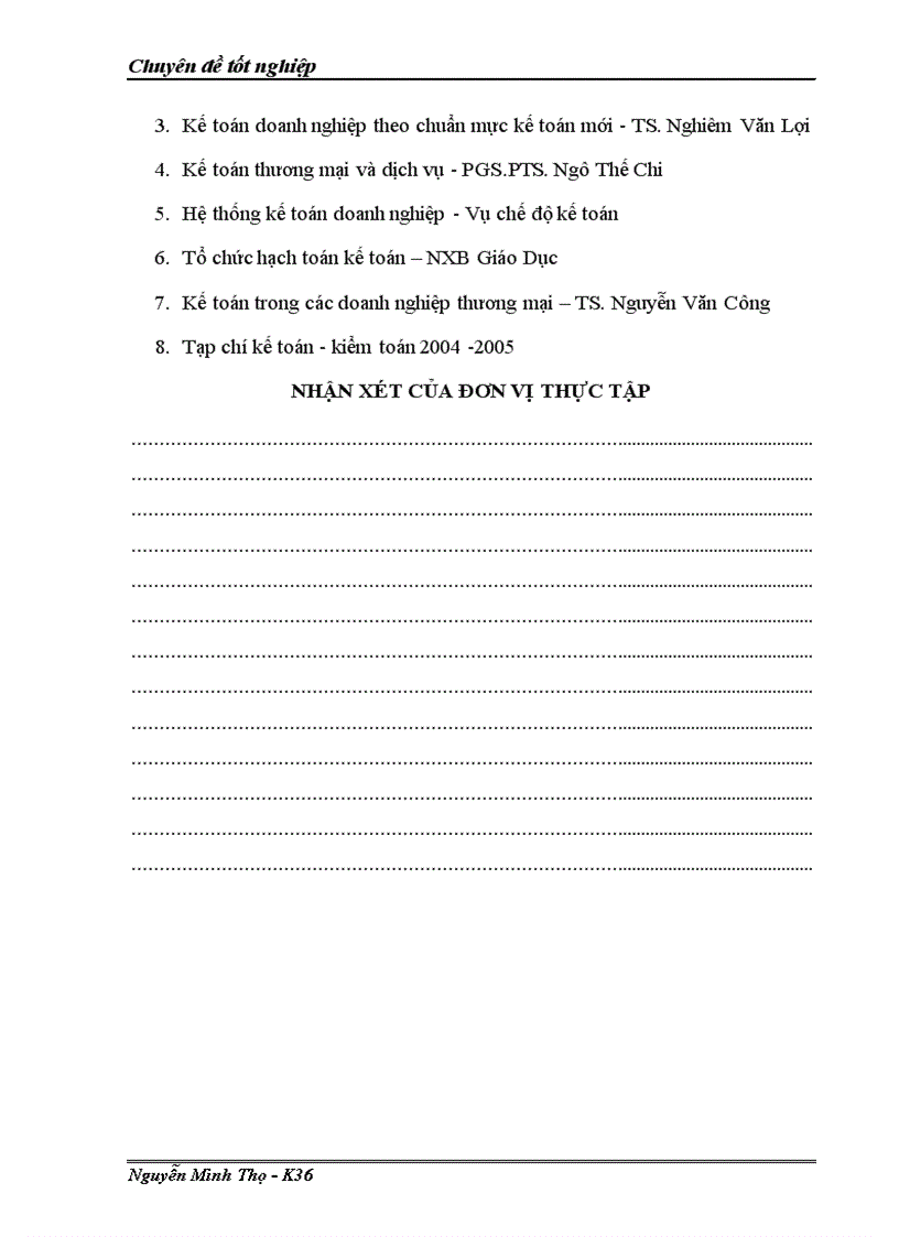 image for page Kế toán tiêu thụ và xác định kết quả tiêu thụ hàng hoá tại Công ty TNHH 1 thành viên SX TM XNK Ngọc Khánh