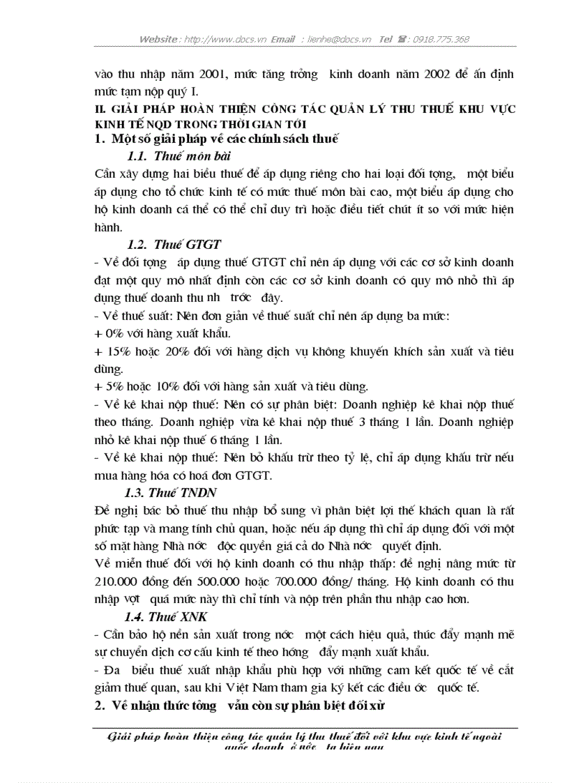 image for page Giải pháp hoàn thiện công tác quản lý thu thuế đối với khu vực kinh tế ngoài quốc doanh ở nước ta hiện nay