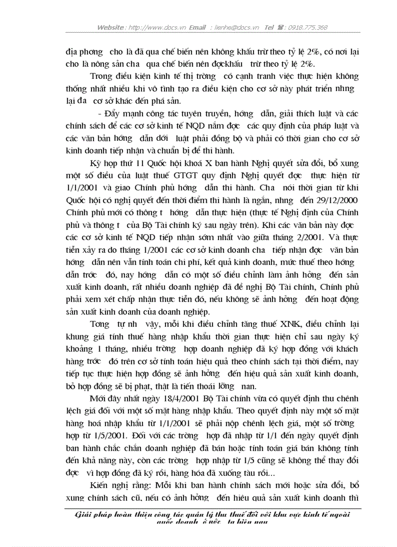image for page Giải pháp hoàn thiện công tác quản lý thu thuế đối với khu vực kinh tế ngoài quốc doanh ở nước ta hiện nay